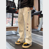 Wiaofellas  -  Casual Sporty Tied-Dye Slant-Cut Loose Fit Straight Leg Pants Men Women Summer CleanFit Drapey Micro Flared Trousers