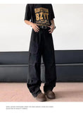 WIAOFELLAS  -  Pleated Design Men's Casual Pants Side Pocket Solid Color Wide Leg Trousers Loose Straight Male Bottom Functional