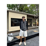 WIAOFELLAS  -  Men Color Block Raglan Sleeve Striped Long Sleeve T-Shirt Loose Fit Casual Top