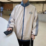 WIAOFELLAS  -  Men's Ins Versatile Jackets Student Sports Trend Loose Casual Clothes