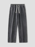 Wiaofellas  -  Autumn Korean Fashion Drawstring Y2K Jeans Homme Classic Baggy Straight Wide Leg Pants New Hip Hop Streetwear Casual jean