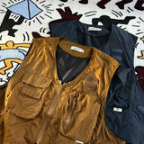 WIAOFELLAS  -  American Outdoor Multi-function Short Vest Jacket Basic Commuting Versatile Vest Cityboy Workwear Waistcoat Aesthetic Urban Chic
