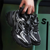WIAOFELLAS  -  Men's Casual Sneakers Comfortable Running Sports Shoes Soft Tennis Shoes Vintage Trainers Lace Up Walking Jogging Sneakers 39-44