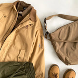 WIAOFELLAS  -  Mens Ahmei Khaki Y2k Jacket Street Retro Embroidery Workwear Coat Autumn Fashion Brand Loose Casual Lapel Color Matching Coat