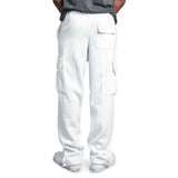 WIAOFELLAS  -  Plus Size M-4XL Men Loose Sport Jogger Pants Casual  Cotton  Gym Fitness Sweatpants Long