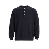 WIAOFELLAS  -  Old Money Wind Sweater Men's Autumn and Winter Lazy Premium Sense Interior Bottom Long Sleeve Knitted Sweater Relaxed Jacket