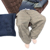 WIAOFELLAS  -  cleanfit plaid pants men's spring and autumn style lazy and relaxed outfit American tall wide-leg extended trousers