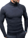 WIAOFELLAS  -  High Ne Bla Long Sve Knitted Sweater Youthful Vitali Sle Slim Fit Casual Wear Thin Autumn Spring Season ential