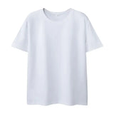 WIAOFELLAS  -  Short-sleeved T-shirt Men's 210G Cool-sensing Base T-shirt Summer New Half-sleeved Round Neck Shirt
