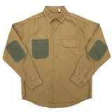 WIAOFELLAS  -  Men Clothing Trendy Vintage Contrast Color Patchwork Workwear Shirt Casual Lapel Long Sleeve Loose Cotton Tops Camisas De Hombre