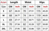 WIAOFELLAS  -  Pattern Printing Men's Denim Shorts American Style Casual Straight Leg Loose Contrast Color Streetwear Male Jeans