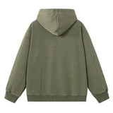 WIAOFELLAS  -  Autumn Winter Hooded Hoodies Men Zipper American Retro Sweatshirt Outwear Male Solid Casual Sports Hooded Sweatshirts Cardigans