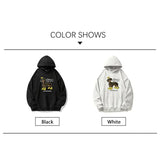 Wiaofellas  -  Brand Interest Sweatshirts for Mens Puppy Print New Autumn Winter Baggy Hooded Sweatshirt Man Casual Streetwear