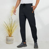 Wiaofellas  -  Men's Casual Solid Color Joggers Elastic Drawstring Waist Sports Pants with Pockets