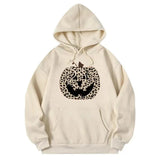 Wiaofellas  -  New Men's Pullover Hooded Print Long Sleeve Pocket Halloween Pattern Sweatshirt