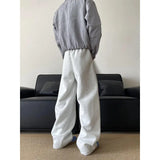 WIAOFELLAS  -  Spring NEW Loose Casual pants man Solid baggy trousers Unisex Wide leg pants Fashion trend youth skateboard pants male