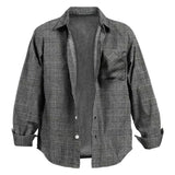WIAOFELLAS  -  Autumn Winter Fashion Woolen Jackets For Mens Clothes Casual Loose Long Sleeve Button Outerwear Men Vintage Print Cardigans Coat