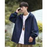 Wiaofellas  -  Autumn and Winter Plus Size Trench Coat Medium Long Coat Plus Fleece Thick Hooded Jacket Waterproof Loose Fitting Assault Suit