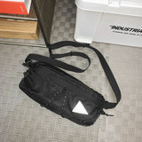 WIAOFELLAS  -  Lightweight Ultra-thin Chest Bag 3M Reflective Design Messenger Bag Multi-function Outdoor Waist Bag Waterproof Phone Bag Men