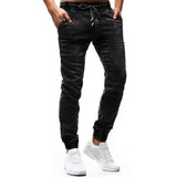 WIAOFELLAS  -  Plus Size S-3XL Men Jeans Spring Autumn Classic Fashion Casual Slim Skinny Elastic Stretch Long Denim Pencil Pants Streetwear