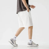 WIAOFELLAS  -  Men's Casual Shorts Summer Trendy Loose Sports Style for Men and Women The Same Solid Color Simple Pants