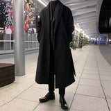 WIAOFELLAS  -  Autumn Winter Jacket Korean Fashion Coat Casual Korean Style Outerwear Solid Color Pattern Suitable For Vacation