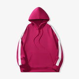 WIAOFELLAS  -  Spring New Oxygen Cotton Hoodie Fashion Trend Simple Design Loose Version Fabric Comfortable Skinfriendly Fashion Hoodie Clothes