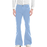 Wiaofellas  -  Men Europe and the United States fashion high street wide leg flared jeans new trend straight pants for men