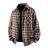 Wiaofellas  -  Fall Men's Cotton Shirts Youth Japanese Long Sleeve Plaid Shirts Autumn Loose Fit Shirt Korean Fashion Casual Blouse Tops Male