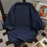 WIAOFELLAS  -  Men Clothing T Shirts New Summer High-end Designed Loose Casual Pure Cotton Cartoon Letters Doodle Print Short-sleeved T-shirt