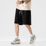 WIAOFELLAS  -  Men's Casual Shorts Summer Trendy Loose Sports Style for Men and Women The Same Solid Color Simple Pants