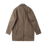 WIAOFELLAS  -  Mens Coats Jacket Retro Tactical Thick Bomber Long Classic Coat Winter High Collar Stylish Warm Trench Jacket Mens Clothing