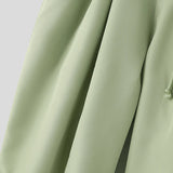 Wiaofellas  -  Men Pants Solid Color Pleated Joggers Lace Up Casual Wide Leg Trousers Men Streetwear Loose Fashion Casual Long Pants