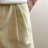 Wiaofellas  -  Black Beige Casual Pants Men Fashion Straight Pants Men Streetwear Korean Clothing Loose Wide Leg Pants Mens Trousers M-2XL