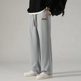Wiaofellas  -  Casual Men's Autumn Winter Loose Fit Youthful Sle Sports Trendy Long Pants Cuffed Sweatpants Korean Version Teenager Brand