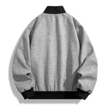 WIAOFELLAS  -  Spring Autumn Loose Jacket Men Patchwork Youthful Vitality Casual Outwear Coat Male Streetwear Jackets Stand Collar Fashion Coat