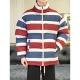 WIAOFELLAS  -  No difference in winter thickened warm three-color cloth cotton-padded coat coat for men windproof waterproof cotton-padded jack