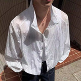 WIAOFELLAS  -  American Retro Camouflage Thin Jacket Men's Summer Sun Protection Clothing Grid Quick Drying Hiking Stand Collar Coat Outdoor