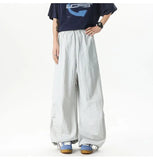 WIAOFELLAS  -  Unisex Pants Wide Leg Athletic Lounge Pants Spring Summer Lightweight Stretch Waist Casual Sportswear Joggers Loose Thin Comfort