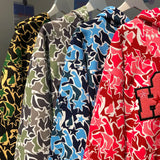 Wiaofellas  -  Best seller camouflage demon embroidered hoodies women loose letter streetwear women tops harajuku sweatshirt goth y2k clothes