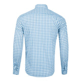 WIAOFELLAS  -  Casual Shirt Plaid Print Top Basic Men'S Long Sleeve Single Breasted Casual Versatile Lapel Basic Suitable For Work Daily Wear
