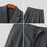 WIAOFELLAS  -  2025 American Style Sets Stylish Men's Sleeveless Vests Shorts Casual City Walk Male Double Breasted Suit 2 Pieces S-5XL