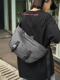 WIAOFELLAS  -  Crossbody bag multifunctional chest bag sports shoulder bag street postman bag design backpack