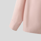 Wiaofellas  -  Men Shirt Lapel Long Sleeve Zipper Solid Color Casual Men Clothing Streetwear Spring Fashion Leisure Tops Camisas