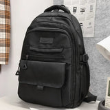 WIAOFELLAS  -  Nylon Backpack for Student Black Teenager Large Sweethearts Serviceable Travel Rucksack High Quality Unisex Laptop Knapsack