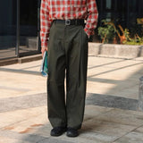 WIAOFELLAS  -  Men Japanese Korean Streetwear Vintage Fashion Loose Casual Elastic Waist Suit Pant Cityboy Plus Size Baggy Pants Trousers