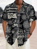 Wiaofellas  -  Summer Leisure Short Sleeved Polo Shirt With Men's Flower Pattern, Monotonous And Breathable Polo Shirt, Men's Clothing