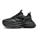 WIAOFELLAS  -  Autumn Men Casual Sneakers 7cm Chunky Platform Sports Shoes Brand Tennis Running Sneakers Male Breathable Outdoor Walking Shoes