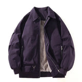 WIAOFELLAS  -  Business Casual Men's Fleece-Lined Lapel Jacket High-Street Fashion Cold-Weather Pilot Jacket Autumn Winter Men's Outerwear Coat