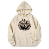 Wiaofellas  -  New Men's Pullover Hooded Print Long Sleeve Pocket Halloween Pattern Sweatshirt
